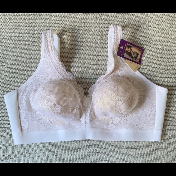 Cacique Other - Cacique bra 42 D lace no wire white NWT